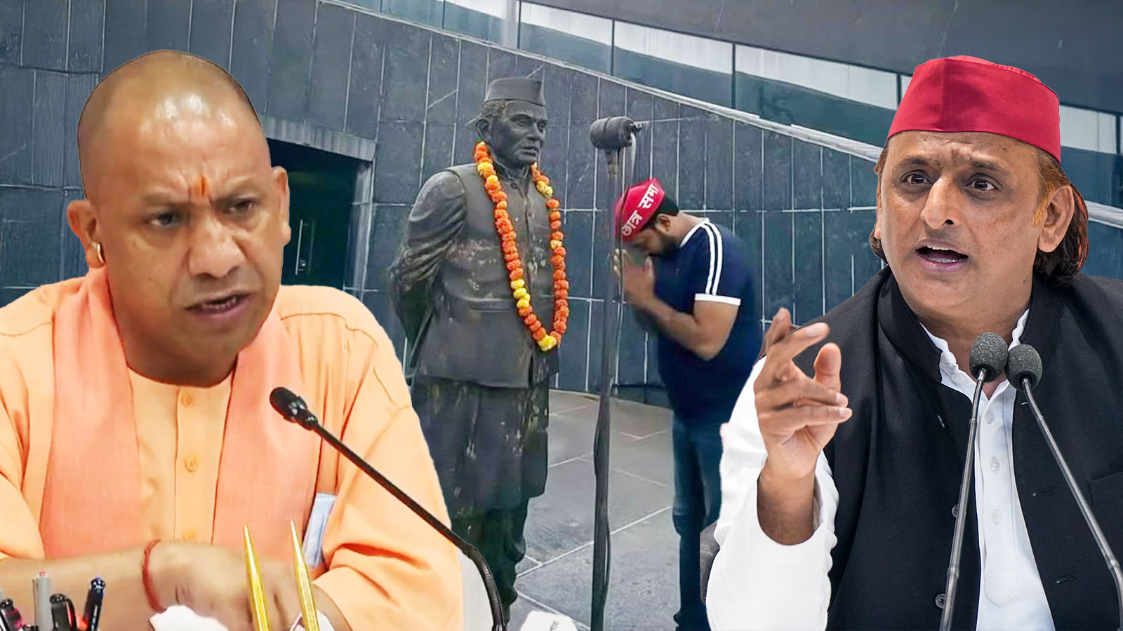 The Federal | Top Headlines | National and World News – लखनऊ में तनाव, एसपी कार्यकर्ताओं ने सरकारी सुरक्षा का उल्लंघन कर जेपी नारायण की प्रतिमा पर माल्यार्पण किया